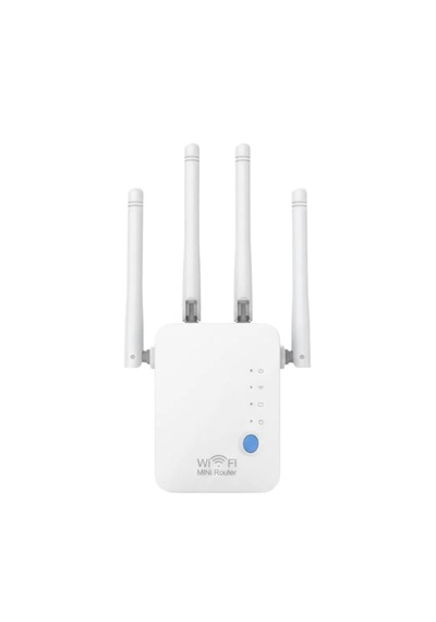 4 Antenli Wifi & İnternet Güçlendirici Mini Router Geniş Kapsama,sinyal Güçlendirici