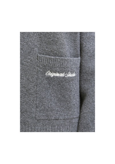 Jack & Jones Jornorrebro Knıt Cardıgan Ln Antrasit