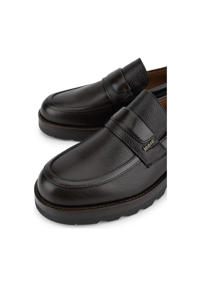 Tamer Tanca Erkek Hakiki Deri Kahverengi Loafer Ayakkabı 537 3926 Erk Ayk Sk26-27 Kahve Fltr