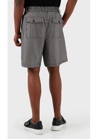 Emporio Armani Erkek Short 3D1Pe2 1Npız F014 Siyah-Beyaz Siyah - Beyaz