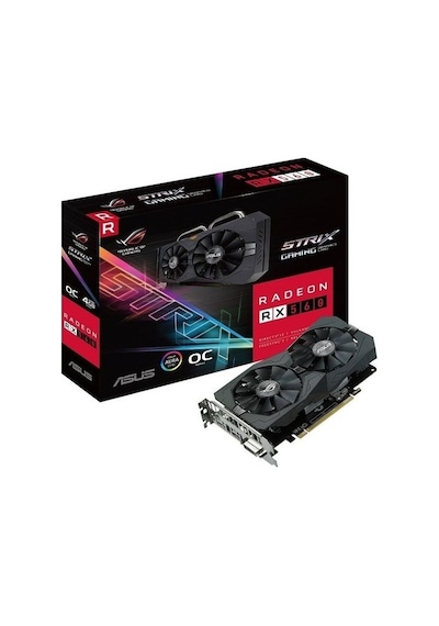 Asus AMD Radeon RX 560 OC ROG-STRIX-RX560-O4G-GAMING 4 GB 128 Bit GDDR5 Ekran Kartı