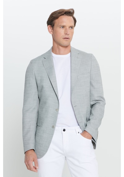 AC&Co / Altınyıldız Classics Erkek Yesıl Slim Fit Dar Kesim Mono Yaka Kapak Cepli Diagonal Esnek Ceket Yesıl AC&Co / Altınyıldız Classics Erkek Yesıl Slim Fit Dar Kesim Mono Yaka Kapak Cepli Diagonal Esnek Ceket Yesıl
