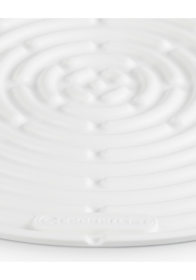 Le Creuset Yuvarlak Silikon Nihale & Tencere Tutacağı Mutfak Ekipmanları Beyaz