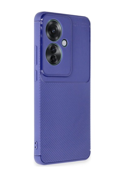 Oppo Reno 11f Kılıf Auto Focus Karbon Kapak - Lacivert 0.2M-Çok Renkli