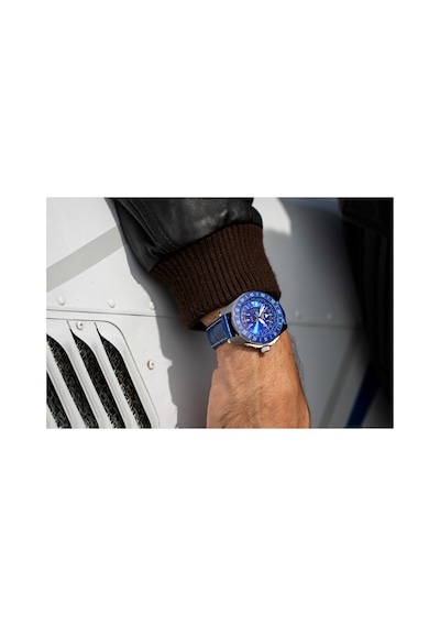 Aircobra Gmt V.1.37.0.308.4 Takvimli Lacivert Deri Kordon 42,8 Mm Erkek Kol Saati 10 Atm Gümüş - 929100479 Metalik Aircobra Gmt V.1.37.0.308.4 Takvimli Lacivert Deri Kordon 42,8 Mm Erkek Kol Saati 10 Atm Gümüş - 929100479 Metalik