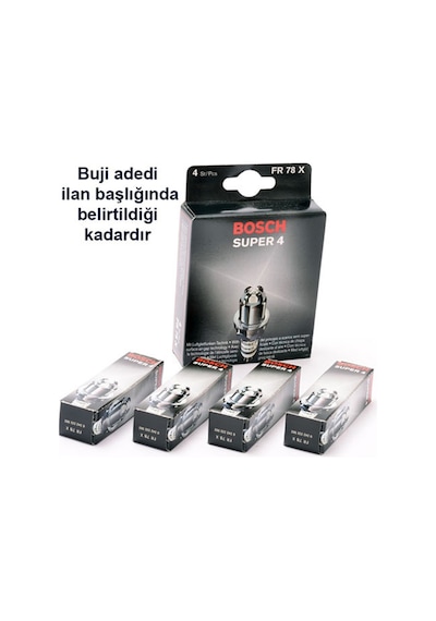 Renault Megane 1 1.6 1998-2003 4 Tırnak Buji 4 Adet