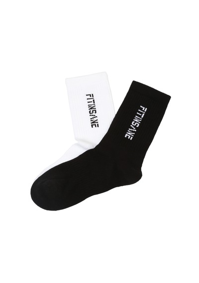 Fitinsane Premium Performance Crew Unisex Siyah Spor Çorap