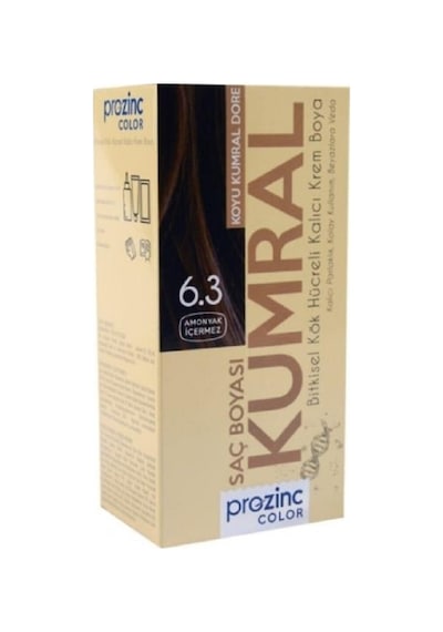Prozinc Color Saç Boyası - 6.3 Dark Golden Blonde Koyu Kumral
