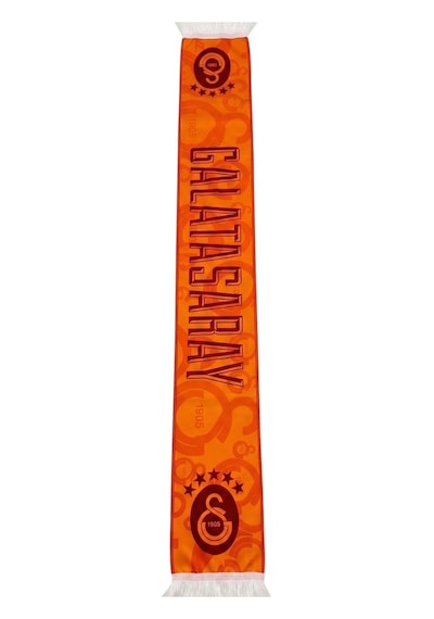 Galatasaray Lisanslı Sarı Kırmızı Şal Atkı Kırmızı - Sarı