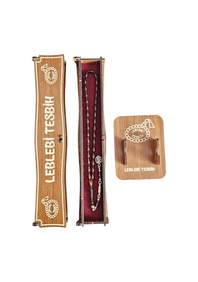 Ufak - Küçük Boy Ateş Kehribar Tesbih Lt1437 Siyah