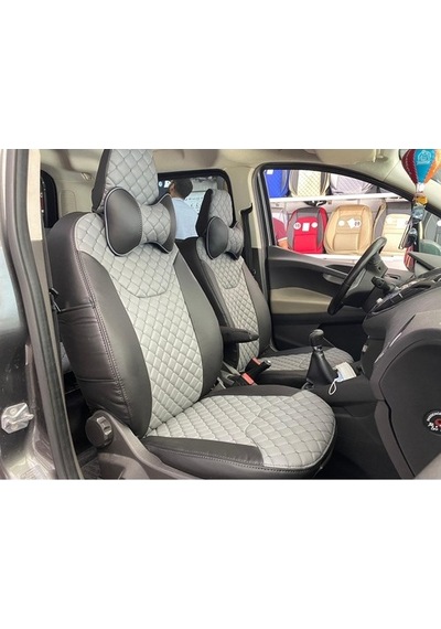 Ford Tourneo Courier Araca Özel Deri Oto Koltuk Kılıfı (453220239)
