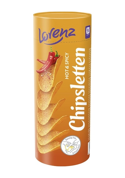 Lorenz Chipsletten Patates Cipsi 100 Gr Acı&baharatlı X 3 Adet