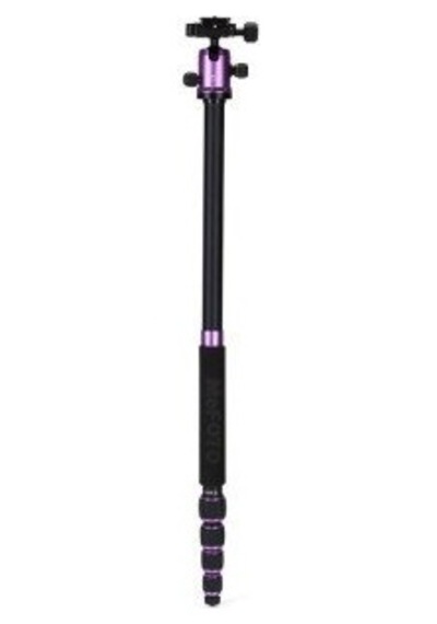 Benro Mefoto A-1350Q1 Roadtrip Aluminum Travel Tripod Kit (Purple