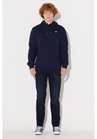 Lee Regular Fit Normal Kesim Pamuk Lacivert Erkek Içi Polarlı Kapüşonlu Sweatshirt L80YRYA67 Lacivert