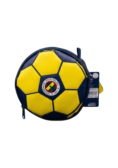 Fenerbahçe Orijinal Lisanslı 3d Suni Deri Kalem Çantası Sarı - Lacivert