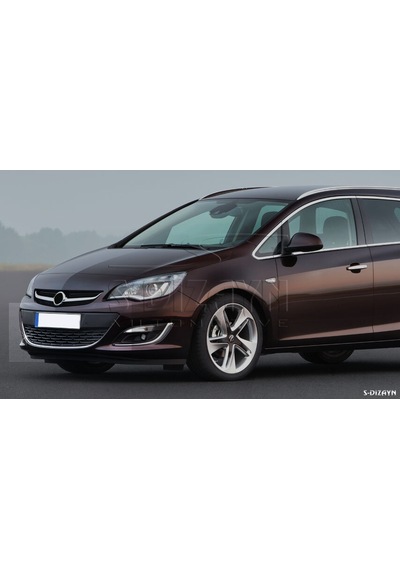 S-Dizayn  Opel Astra J Krom Ön Tampon Çıtası 2012 Üzeri