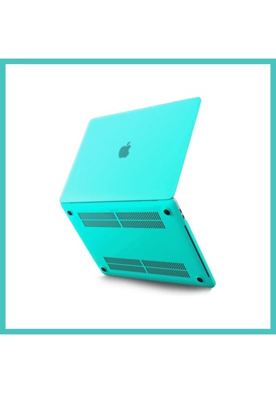 Ny Joy Macbook Pro 13 2021 Macbook Buzlu Kapak - Yeşil Nyjoybz
