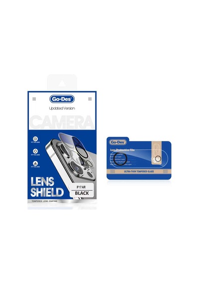 Apple Uyumlu   iPhone 17 Air Go Des Lens Shield Cl-14 Kamera Lens Koruyucu Şeffaf