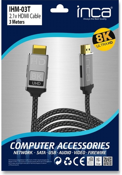 Inca 3metre Ihm-3t Hdmı Kablo 2.1v 8k-213589