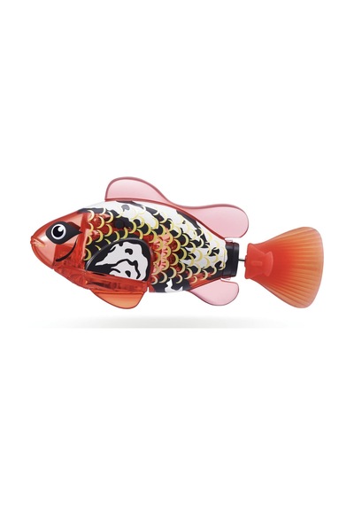 1.8 Metre Derine Dalan Suda Renk Değiştiren Yüzen Pilli Robo Alive Balık - 6.8 Cm - 1 Adet - Kırmızı