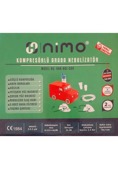 Nimo HNK-NBL-CAR Kompresorlü Araba Nebulizatör