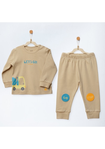 Andywawa Bebek Pijama Ac27152 Bej