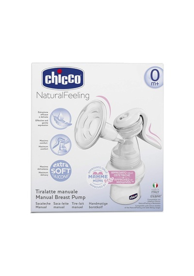Chicco Manuel Göğüs Pompası, Şeffaf/beyaz