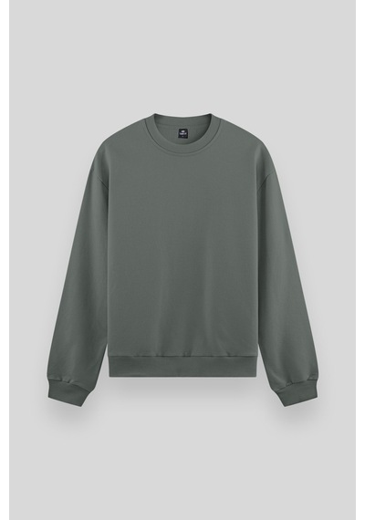 Tommy Life Standart Fit Basic O Yaka 2li Paket Bej-çağla Erkek Sweatshirt - 88053 Bej - Haki
