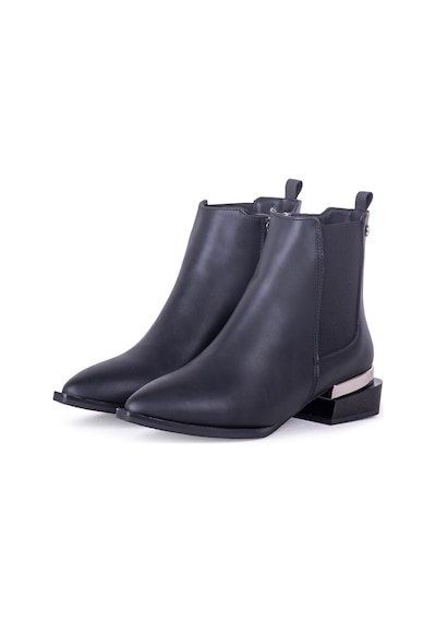 Pierre Cardin 54006 Kadın Fermuarlı Kışlık Bot Siyah