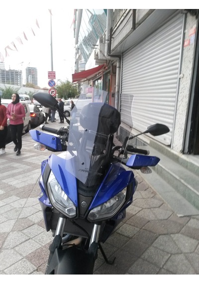 2016-19 Yamaha Mt07 Tracer Uzun Ön Cam Açık Füme Zeus 4mm 54cm Mt 07