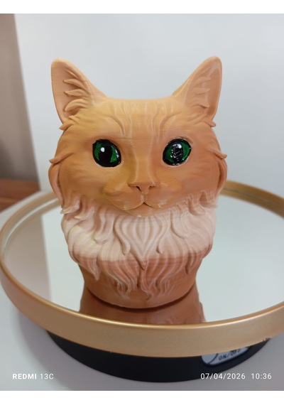 Kedi Figürlü Kalemlik Çok Renkli