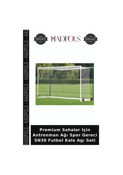 Premium Sahalar İçin Antrenman Ağı Spor Gereci Sn30 Futbol Kale Agı Seti Belirtilmemiş