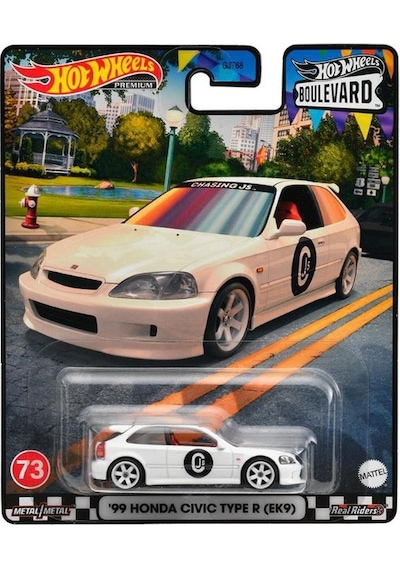 9 Honda Civic Type R Ek9 Boulevard 2023, Hot Wheels 1:64