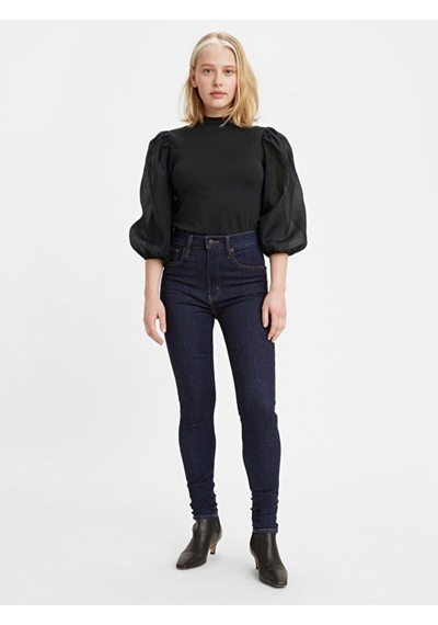 Levi's Mile High Super Skinny Kadın Jean Pantolon - Top Shelf-14806 Dark İndigo - Flat Finish Levi's Mile High Super Skinny Kadın Jean Pantolon - Top Shelf-14806 Dark İndigo - Flat Finish