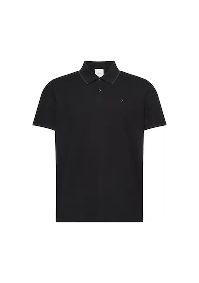 Calvin Klein Ss Refıned Pıque Tıpped Classıc-13537 Siyah
