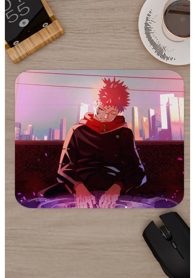 Jujutsu Kaisen Anime V4 - 22x18 Gaming Kauçuk Kaymaz Taban Mouse Pad Fare Altlığı