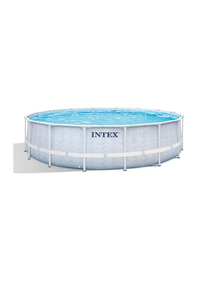 İntex 26746 488x122cm Yuvarlak Prefabrik Havuz Seti 220v Filtreli