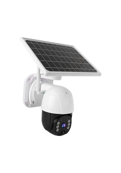 Solar Panelli Su Geçirmez Gece Görüş Destekli Wifi Bağlantılı Güvenlik Kamerası