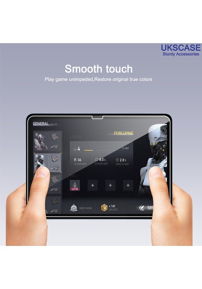 Ukscase Apple Uyumlu iPad Air 11 6. Nesil 2024 11'' Temperli Cam Ekran Koruyucu 2 Adet