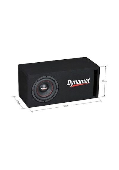 Dynamat 20 Cm 1000W Kabinli Sub Woofer Hoparlör Rs-800 Y