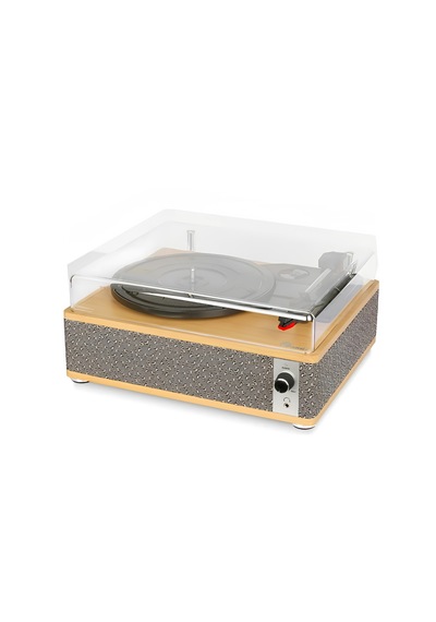 Fomix Fm-109 Pikap Plak Çalar Hoparlör Ve Bluetooth Kitli Gri 1 Adet