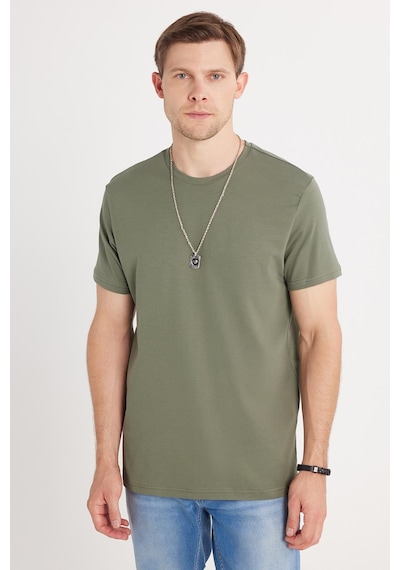 Tudors Erkek Slim Fit Dar Kesim Pamuklu Yumuşak Doku Likralı Esnek Kumaş Basic Yeşil Bisiklet Yaka Tişört-34946 Yeşil Tudors Erkek Slim Fit Dar Kesim Pamuklu Yumuşak Doku Likralı Esnek Kumaş Basic Yeşil Bisiklet Yaka Tişört-34946 Yeşil