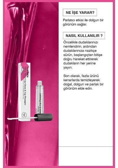 Dudak Dolgunlaştırıcı Ve Dudak Parlatıcı 5 Ml Diğer