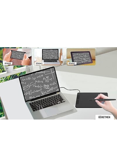 Veikk VK640 6x4" 16384 Levels 5080 LPI Grafik Tablet + Kalem