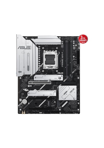 Asus Mb Prıme X870-p Amd X870 Am5 Ddr5 8000 Hdmı 2xusb4 4x M2 Usb3.2 Aura Rgb 2.5gbit Lan Atx Anakart 90mb1ıt0-m0eay0