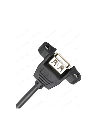 Panel Tipi Vidalı USB 2.0 Uzatma Kablosu-1 Metre