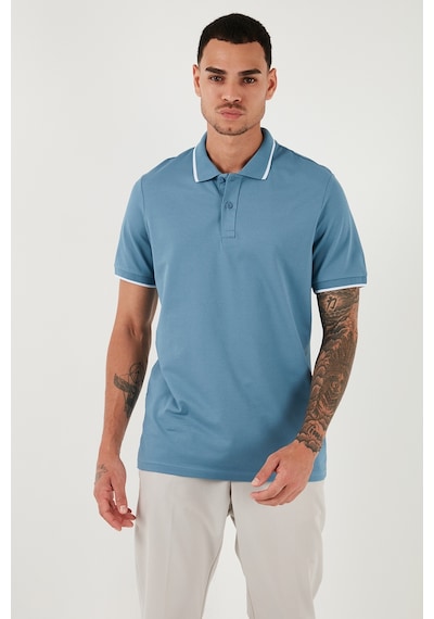 Buratti Pamuklu Regular Fit Erkek Polo Yaka T Shirt 5902063 Açık Mavi Buratti Pamuklu Regular Fit Erkek Polo Yaka T Shirt 5902063 Açık Mavi