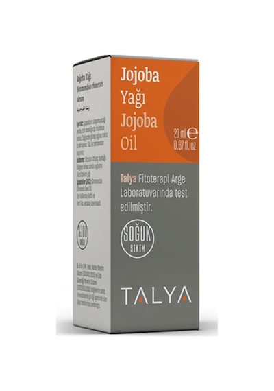 Talya Soğuk Sıkım %100 Saf ve Doğal Jojoba Yağı 20 ML