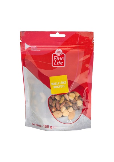 Fine Life Ballı Kuruyemiş 150 G Kokteyl - Pratik Atıştırmalık - 3 Adet Tarı