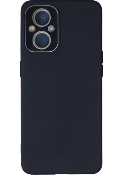 Reno 7 Lite Kılıf Lansman Glass Kapak - Lacivert